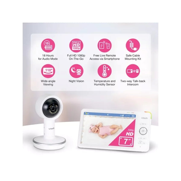 VTech RM7787HD Overcrib Monitor baby camera (British brand)