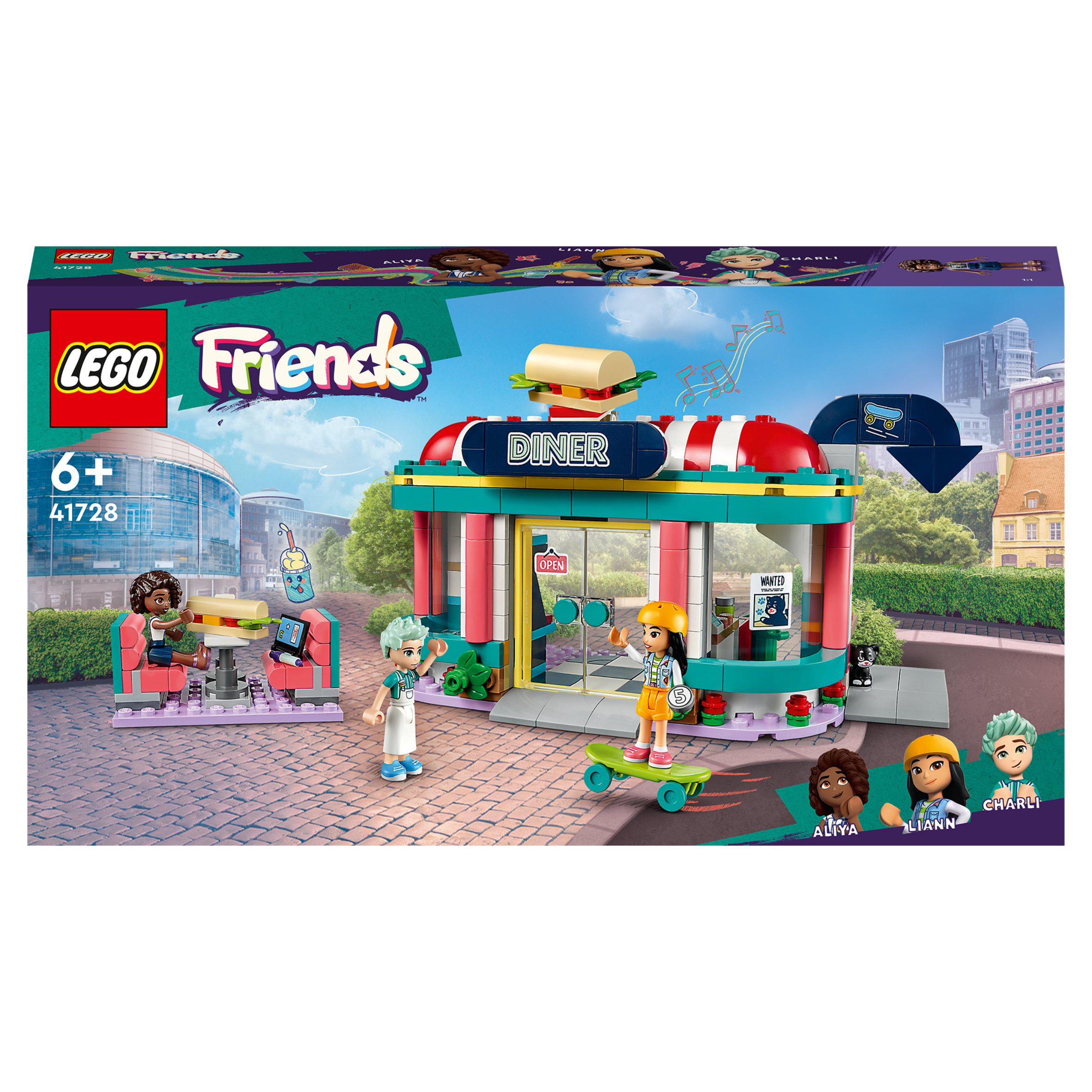 LEGO® Friends Heartlake Downtown Diner 41728 GOODS Sainsburys   