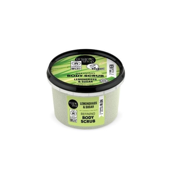 Organic Shop Refining Body Scrub Lemongrass & Sugar 250ml GOODS Superdrug   