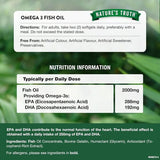 Nature's Truth Omega 3 Fish Oil 2000mg softgels (British brand)
