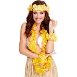Smiffys Hawaiian party set with garland headband wristband (British brand)