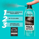L'Oréal root concealer spray medium iced brown 75ml, importert fra Storbritannia