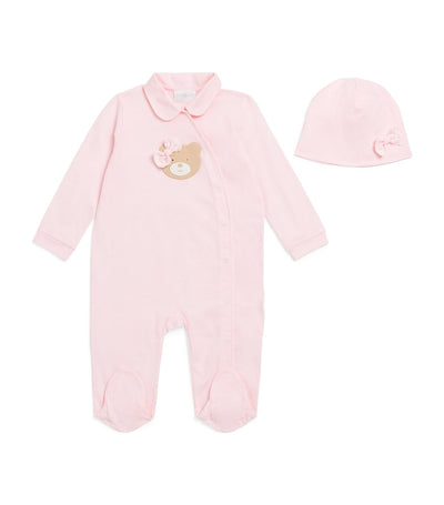 Harrods Story Loris Cotton Bear All-In-One and Hat Baby Gift Set (3-9 Months)- Buy online at McGrocer