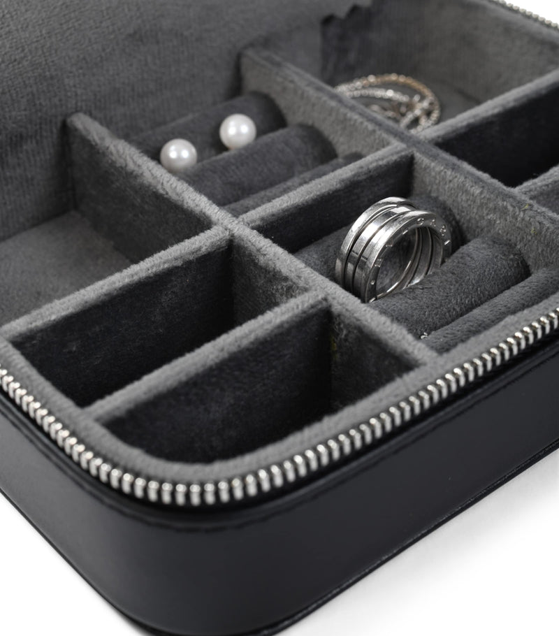 Buben & Zorweg leather Roma jewellery case 6.5cm x 16cm x 12cm - British product