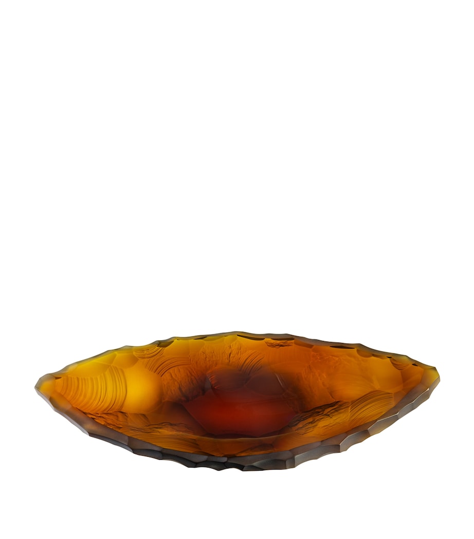 Lalique Medium Crystal Silex Bowl 46cm, UK version