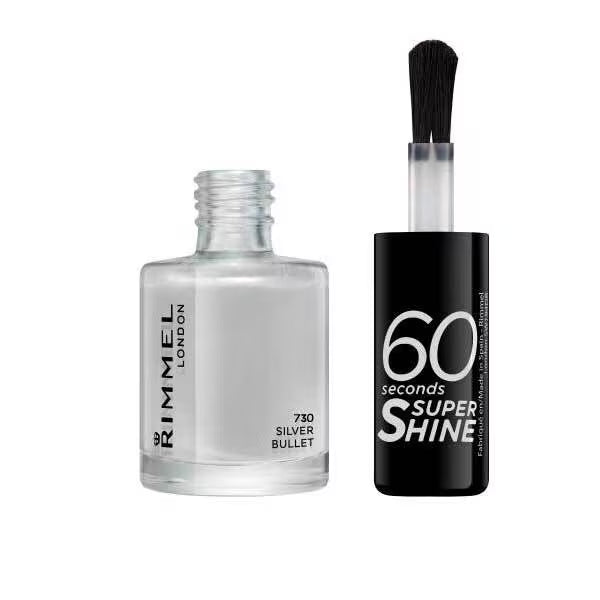 Rimmel silver nail polish 8ml (British brand)
