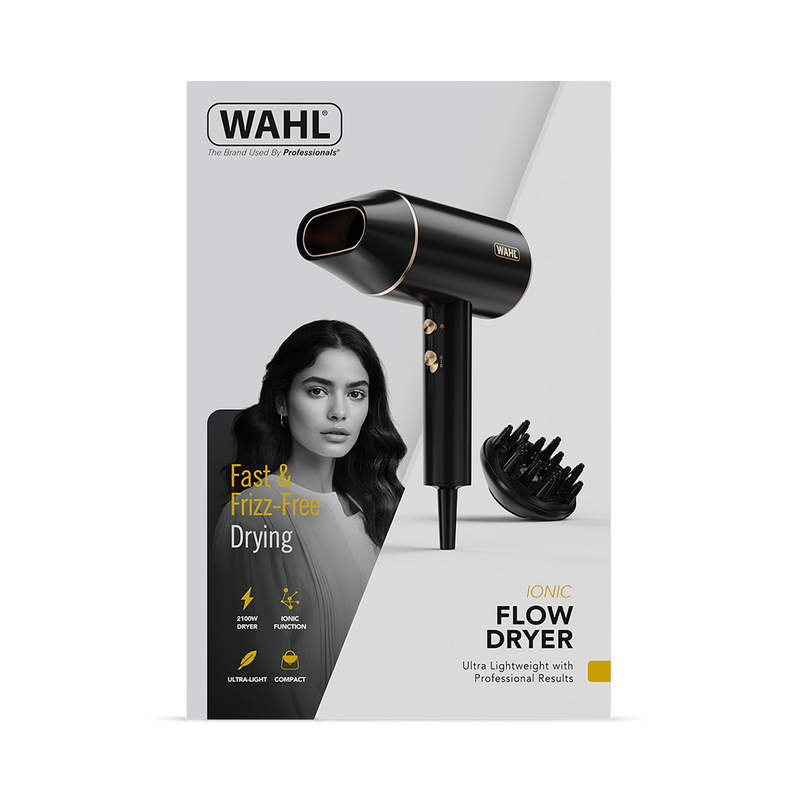Wahl Ionic Flow hairdryer 2100W, UK version
