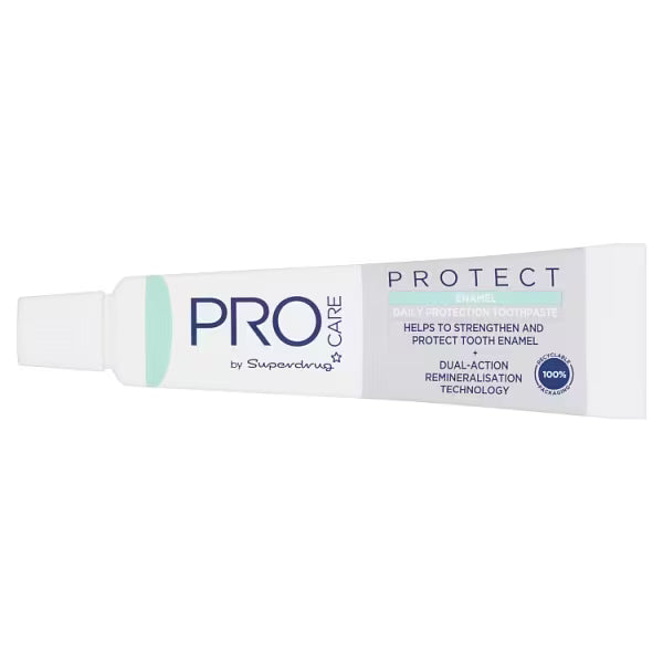 Superdrug ProCare Enamel Protect Toothpaste 75ml (British brand)