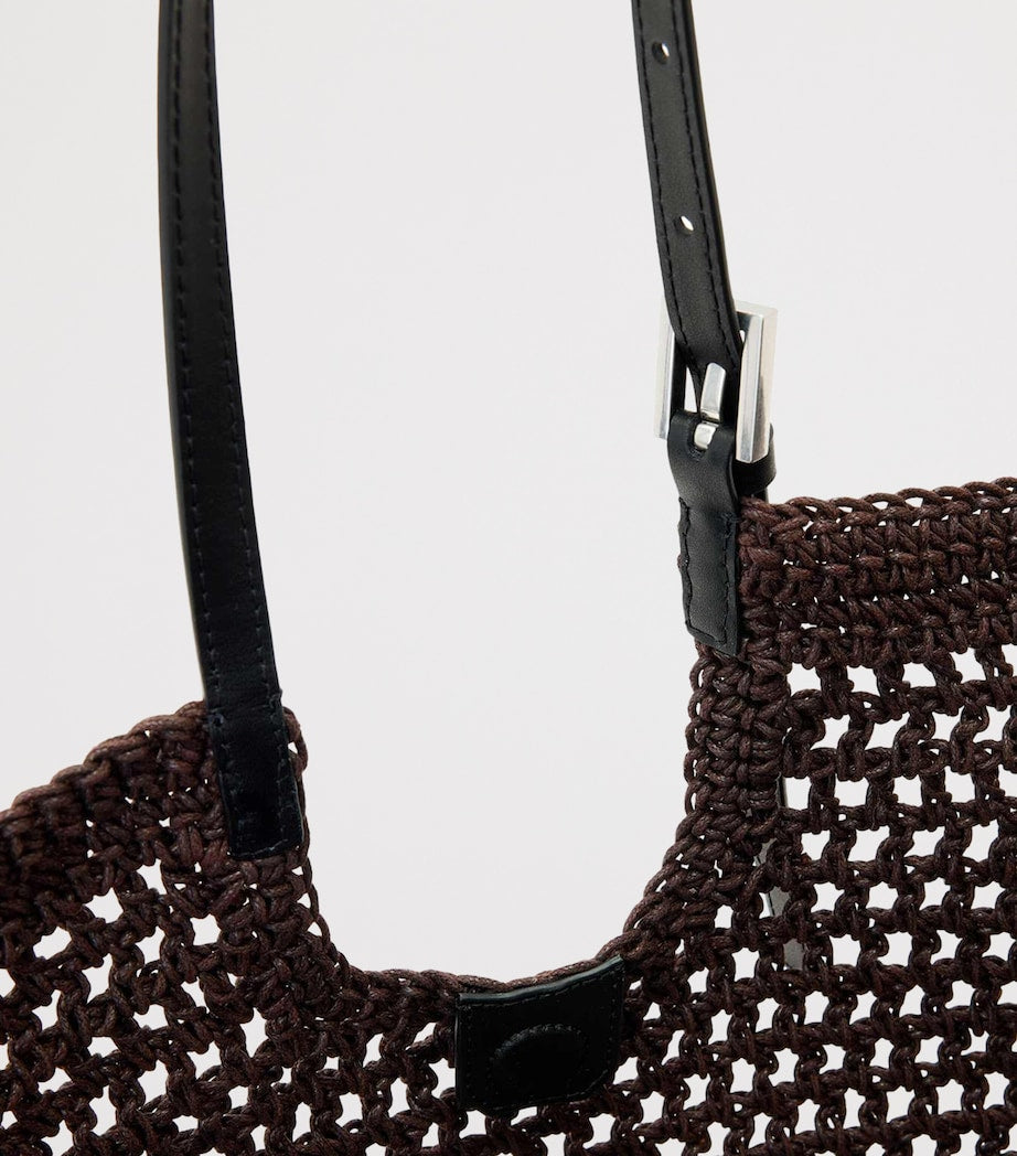 AllSaints Crochet Ara East-West tote bag, UK version
