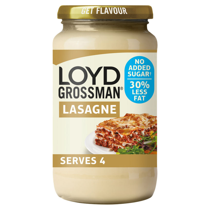 Loyd Grossman No Added Sugar White Lasagne Sauce GOODS ASDA   