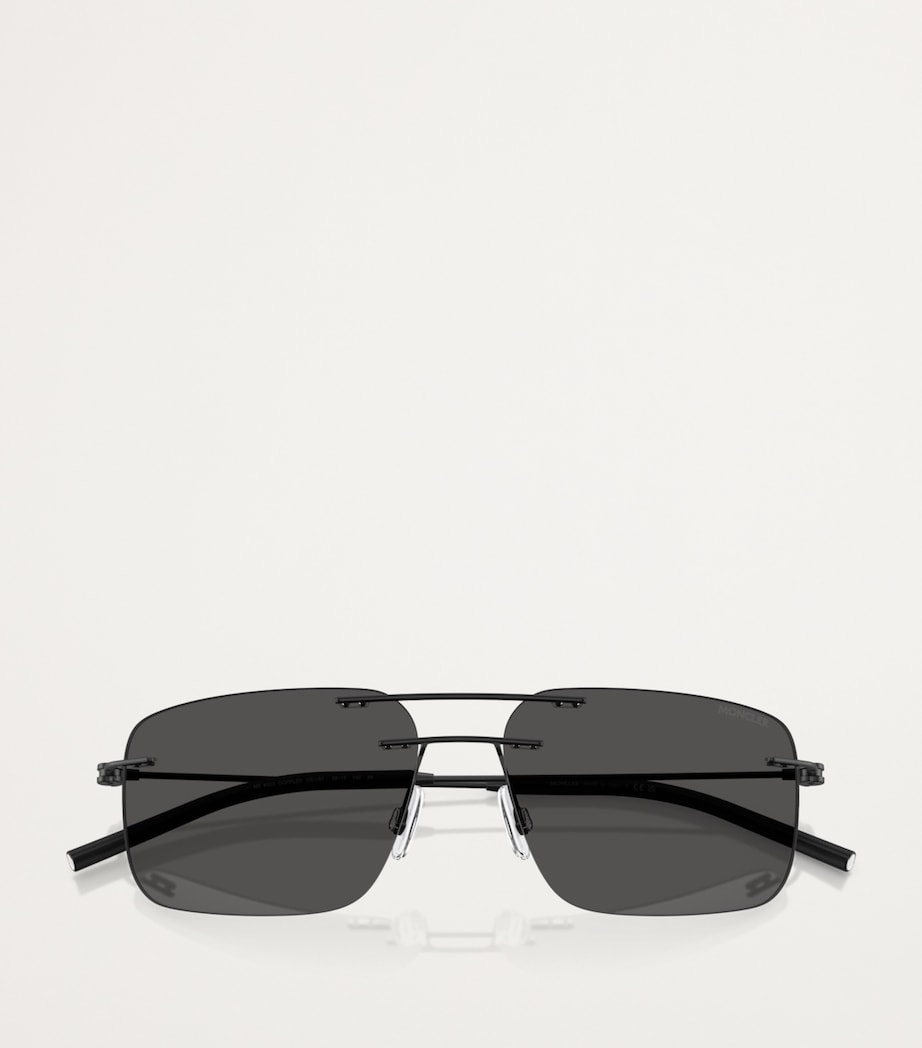 Moncler Steel Doppler ME4003 sunglasses, imported from the UK