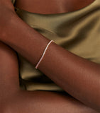 Anita Ko Hepburn bracelet with rose gold diamonds and pink sapphires (British brand)