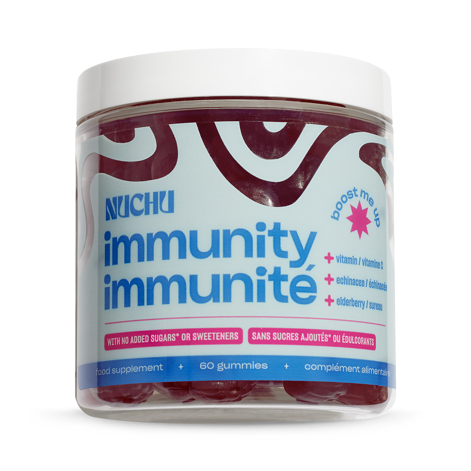 Nuchu immunity gummies 60 count, UK version