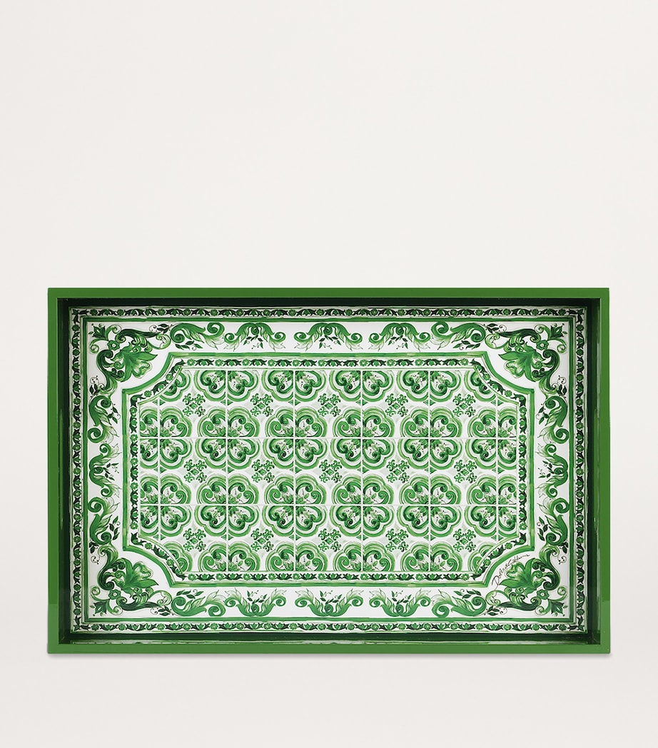 Dolce&Gabbana Wood Majolica Tray 46cm - British product
