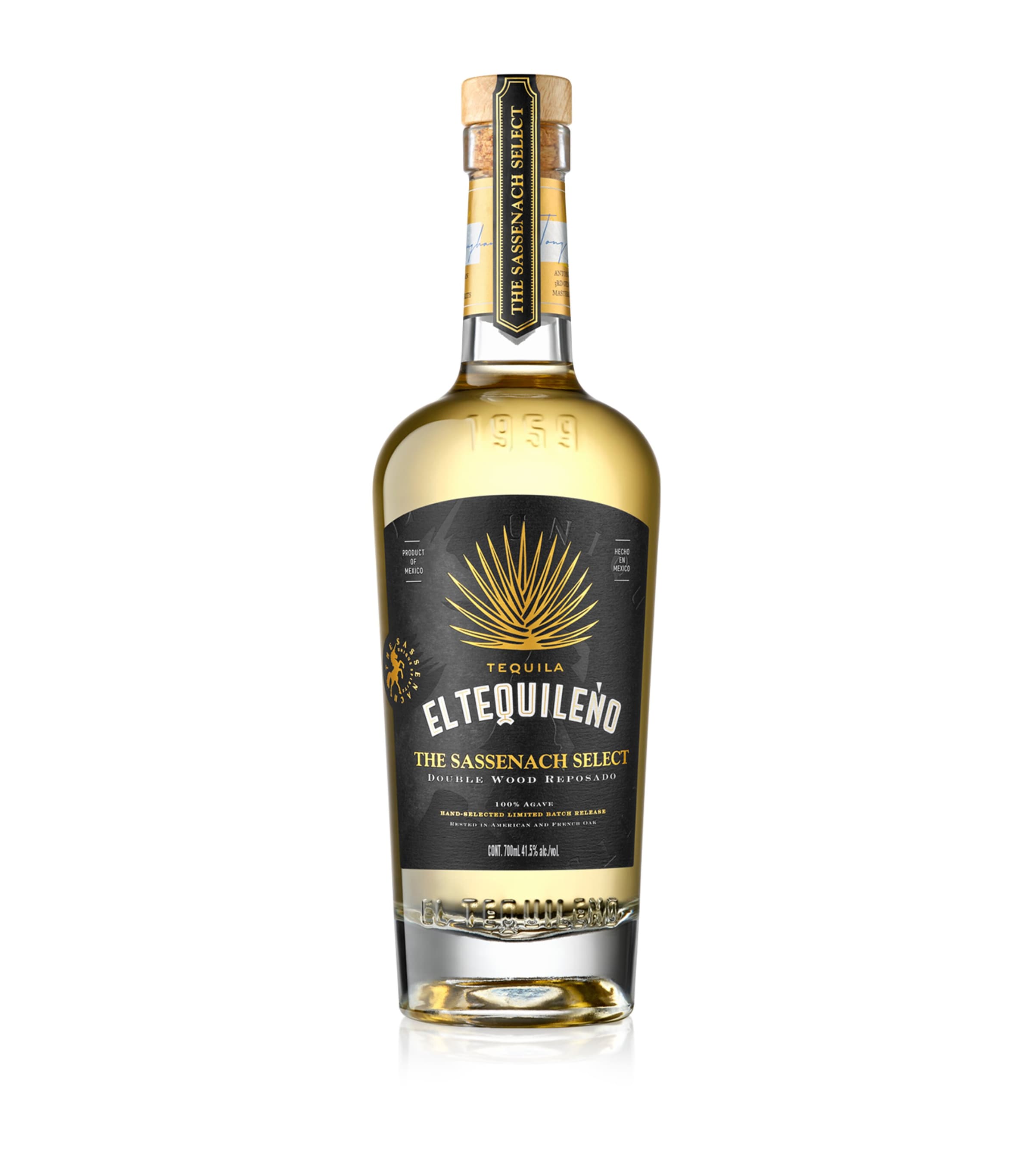 El Tequileño The Sassenach Select Double Reposado Tequila 70cl - British product