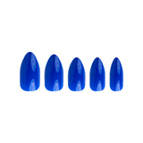 Invogue Electric Blue Oval Nails - Pack of 24 GOODS Superdrug   