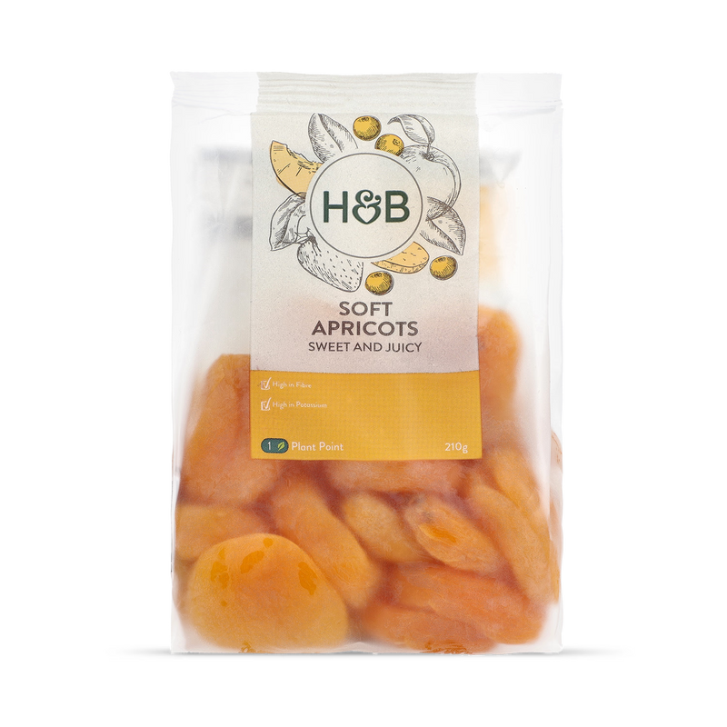 Holland Barrett Soft Apricots 210g, UK version