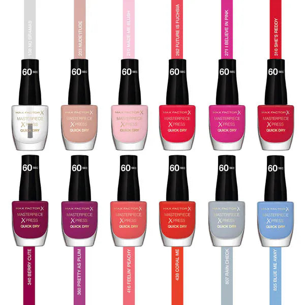 Max Factor Masterpiece Xpress Made Me Blush nail polish, imported from the UK