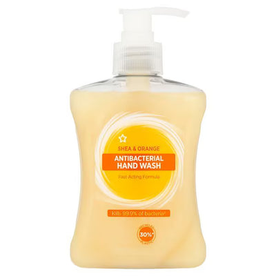 Superdrug Superdrug Antibacterial Shea Orange Handwash 250ml- Buy online at McGrocer