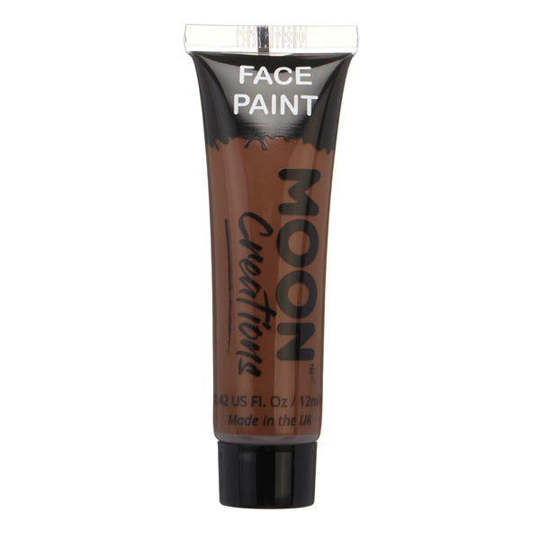 Moon Creations face paint brown pot, imported from the UK