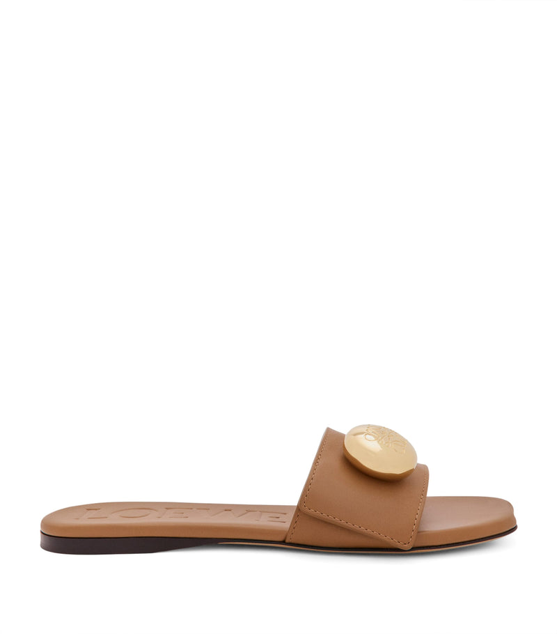 LOEWE Pebble Leather Sandals, UK version