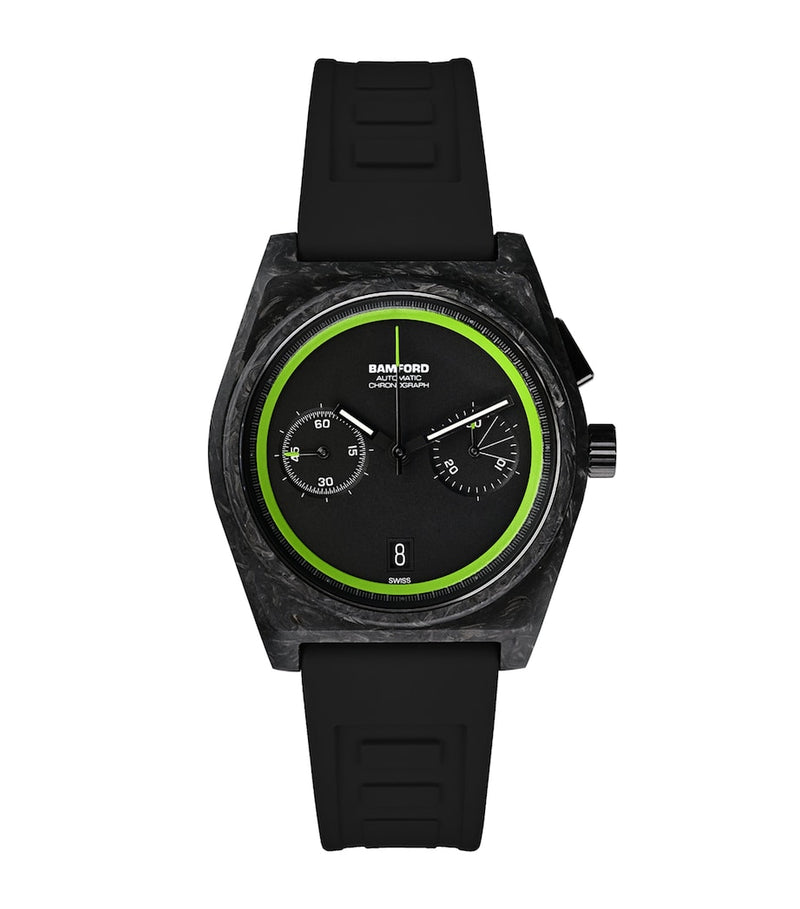Bamford London B347 Glow Watch 41.5mm carbon fibre (British brand)