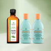Nature Spell Growth Complex Trio shampoo conditioner and oil (British brand)