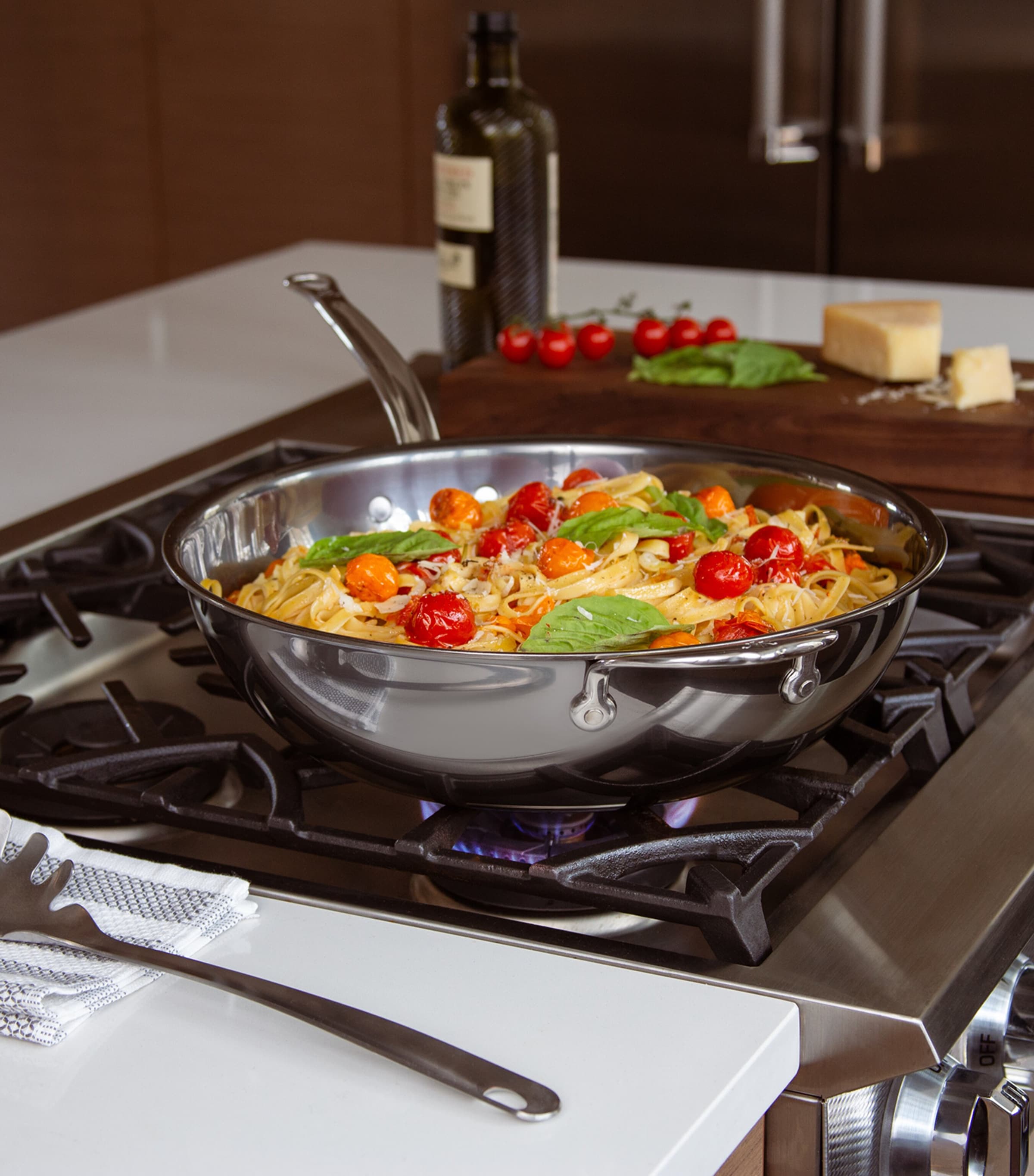 Hestan Stainless Steel NanoBond Chef’s Pan (36cm)