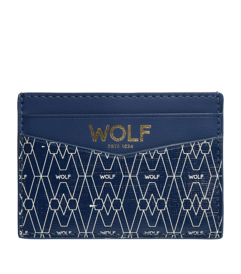 WOLF Signature card holder with RFID protection (British brand)