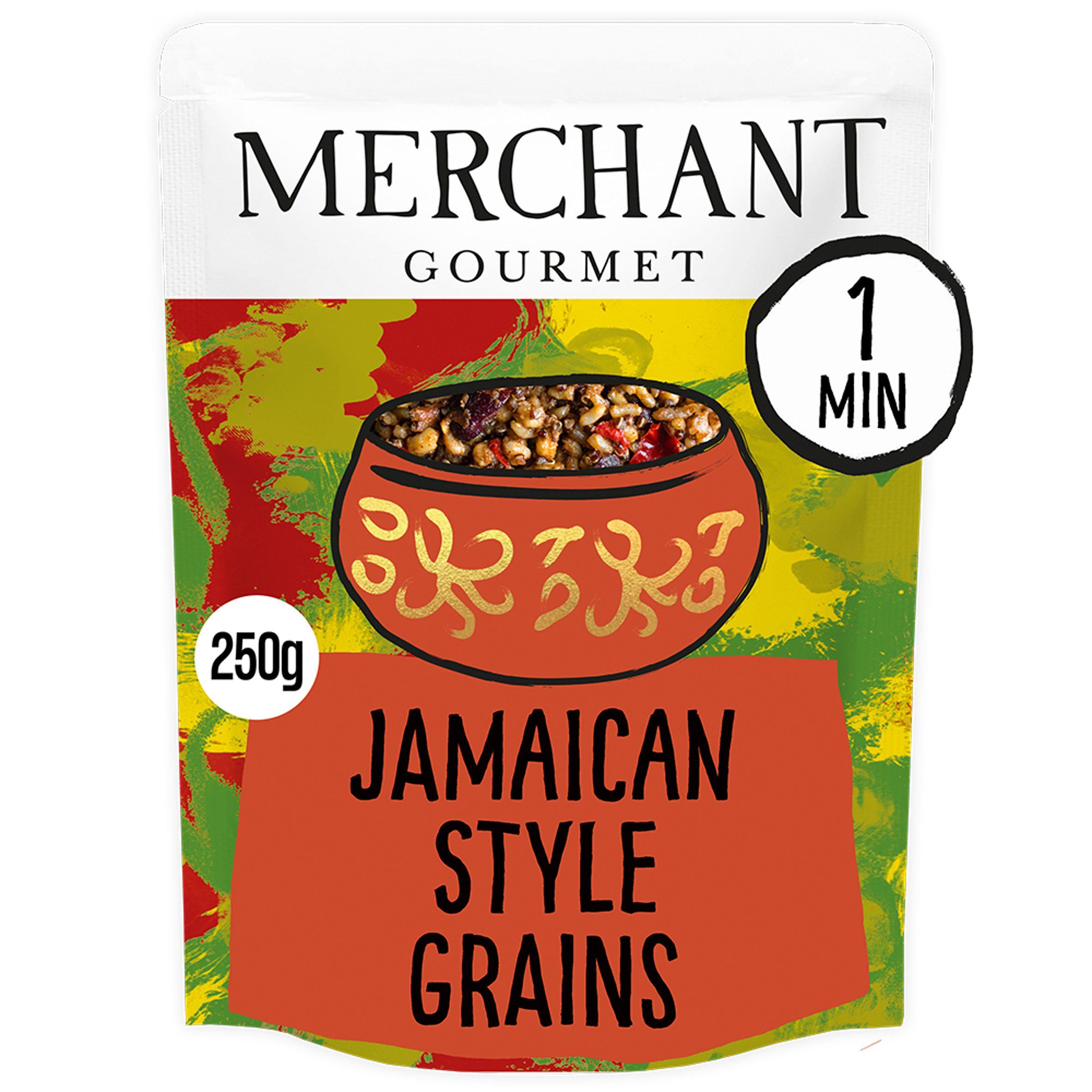 Merchant Gourmet Fiery Jamaican Style Grains & Pulses 250g GOODS Sainsburys   