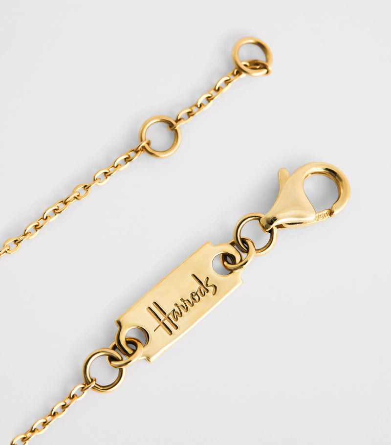 Harrods yellow gold and diamond bracelet 0.60ct - British product