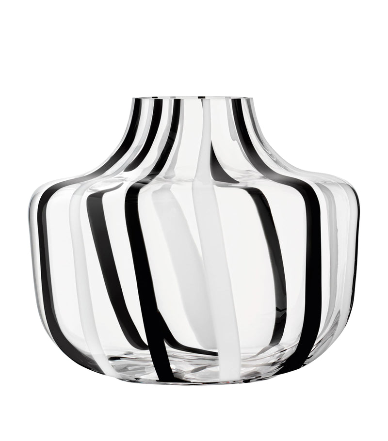 LSA International stripe vase 20cm, UK version