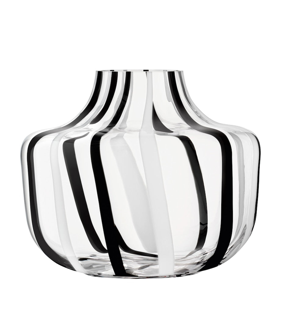 LSA International stripe vase 20cm, UK version