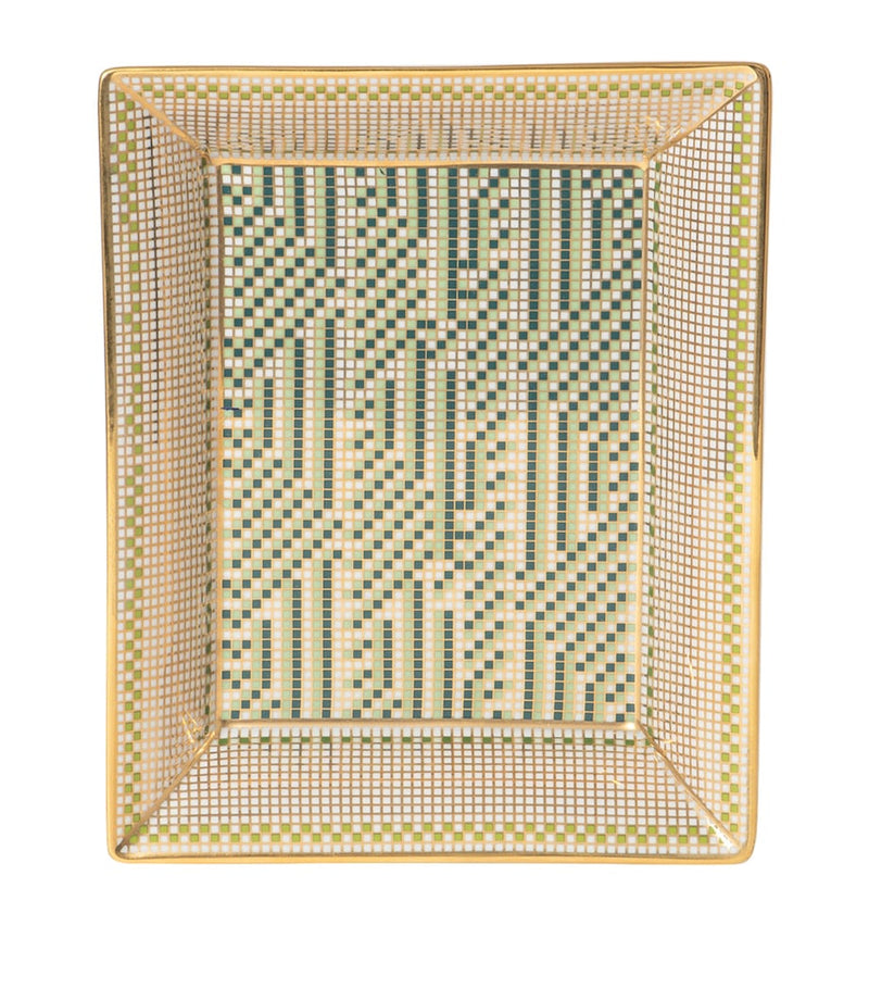 Bernardaud porcelain Augusta valet tray 20cm x 16cm, imported from the UK