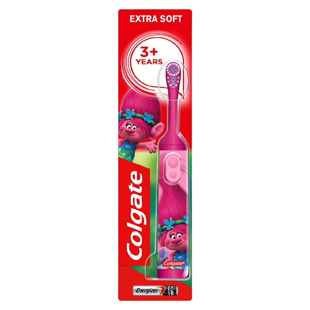 Colgate Kids 3+ Years Trolls Extra Soft Battery Toothbrush