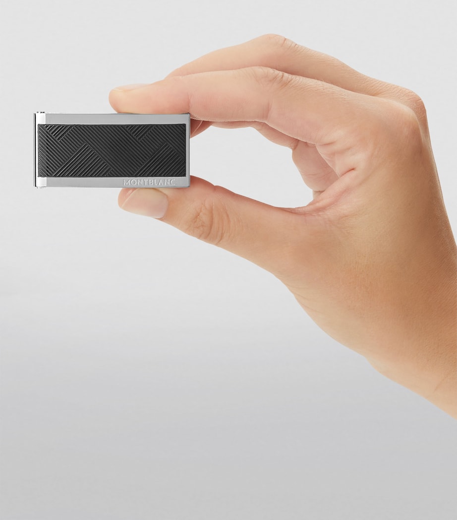 Montblanc money clip with carbon inlay, UK version