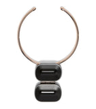Max Mara Ebony Pinza Choker Necklace