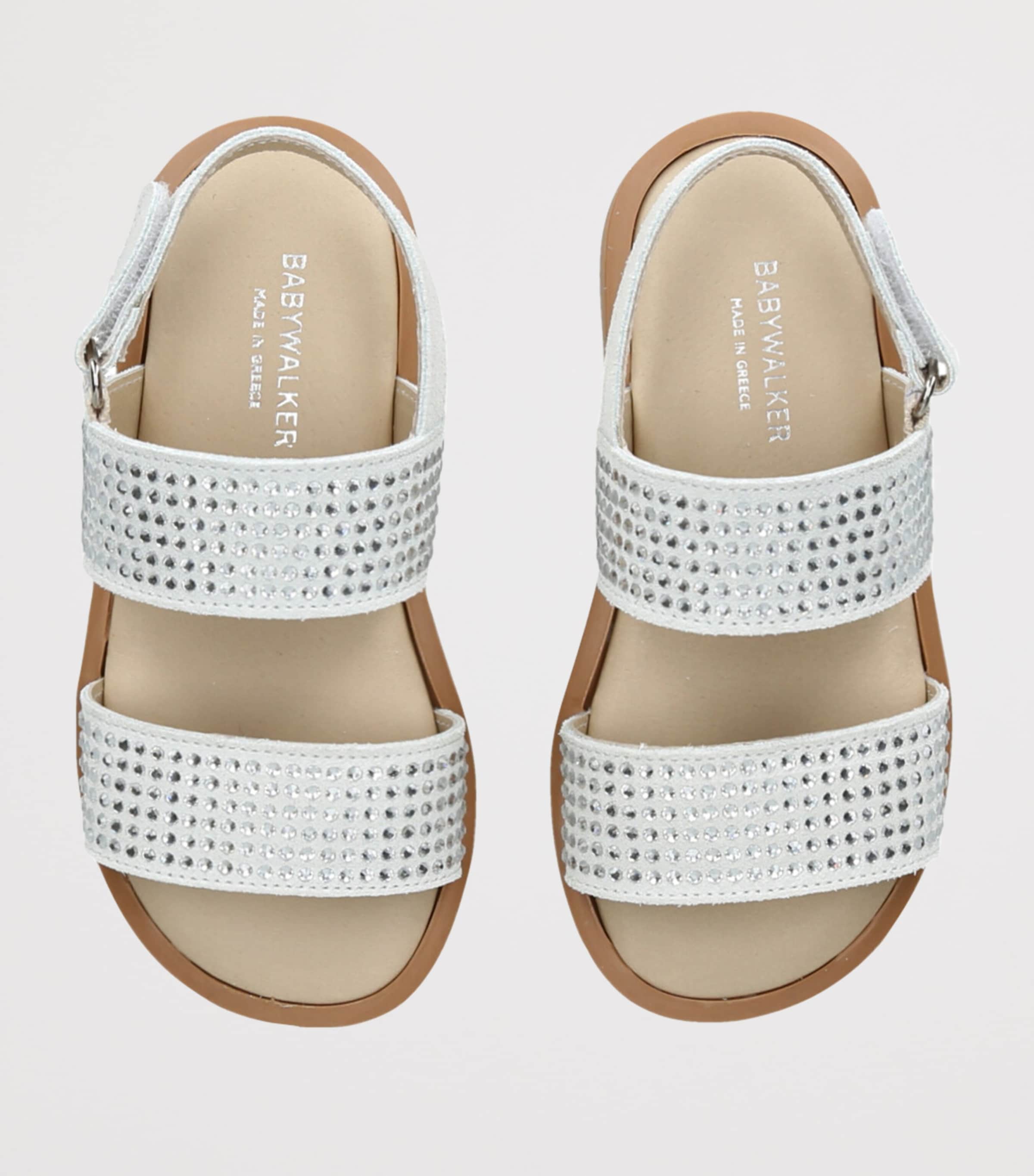 BabyWalker suede crystal-embellished sandals - British product