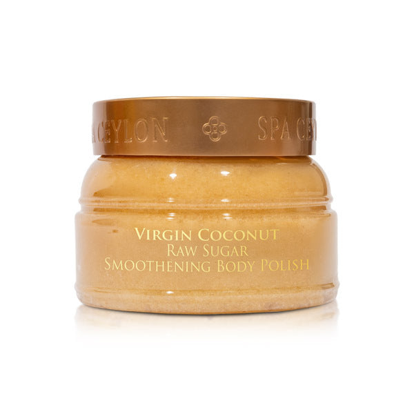 SPA CEYLON body polish Virgin Coconut Raw Sugar, UK version