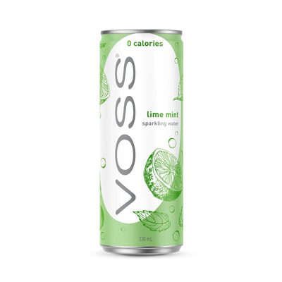 Holland & Barrett Voss Lime & Mint Sparkling Water 330ml- Buy online at McGrocer