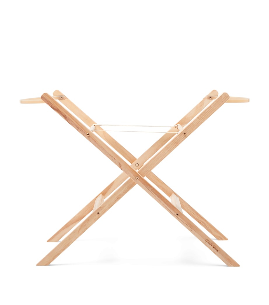 The Little Green Sheep static Moses basket stand (British brand)