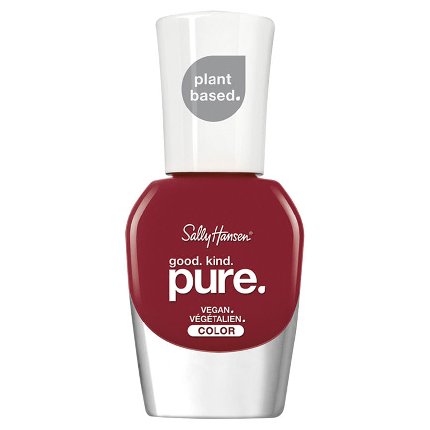 Sally Hansen Good.Kind.Pure Nail Polish Cherry Amore GOODS ASDA   