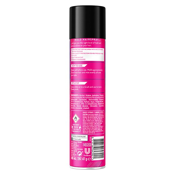 VO5 Extra Firm Hold Hairspray 400ml