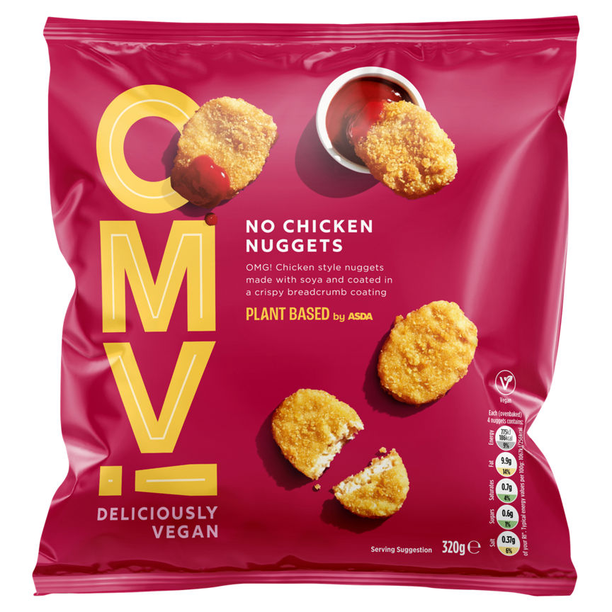 OMV! Deliciously Vegan No Chicken Nuggets GOODS ASDA   