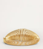 Alaïa gold-tone spiral bracelet stainless steel (British brand)