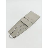 SVNX interlocked chain necklace silver 18 inches, imported from the UK