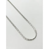 SVNX interlocked chain necklace silver 18 inches, imported from the UK