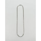 SVNX interlocked chain necklace silver 18 inches, imported from the UK