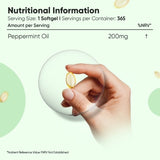 WeightWorld peppermint oil softgels 200mg, imported from the UK