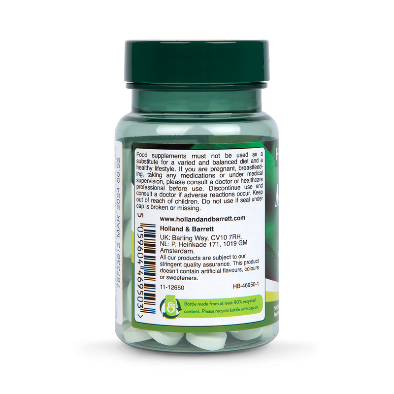 Holland & Barrett Magnesium Zinc Tablets 90 count, UK version
